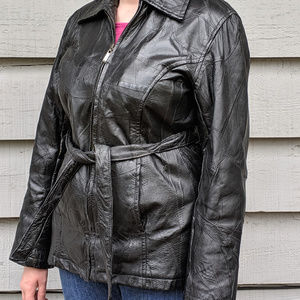 LeatherWorks Leather coat,   size M